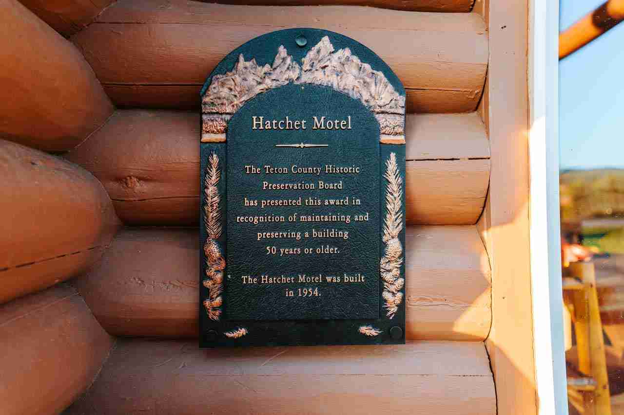 The Hatchet Motel historical preservation award