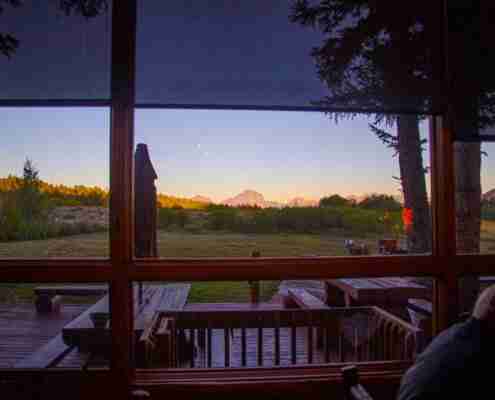 the Whetstone restaurant deck