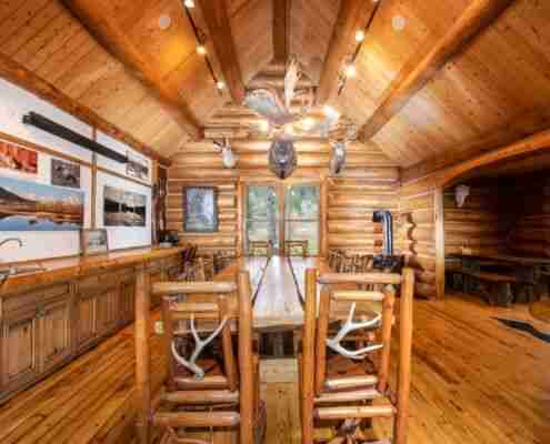 the Hatchet Resort Whetstone boardroom private dining room