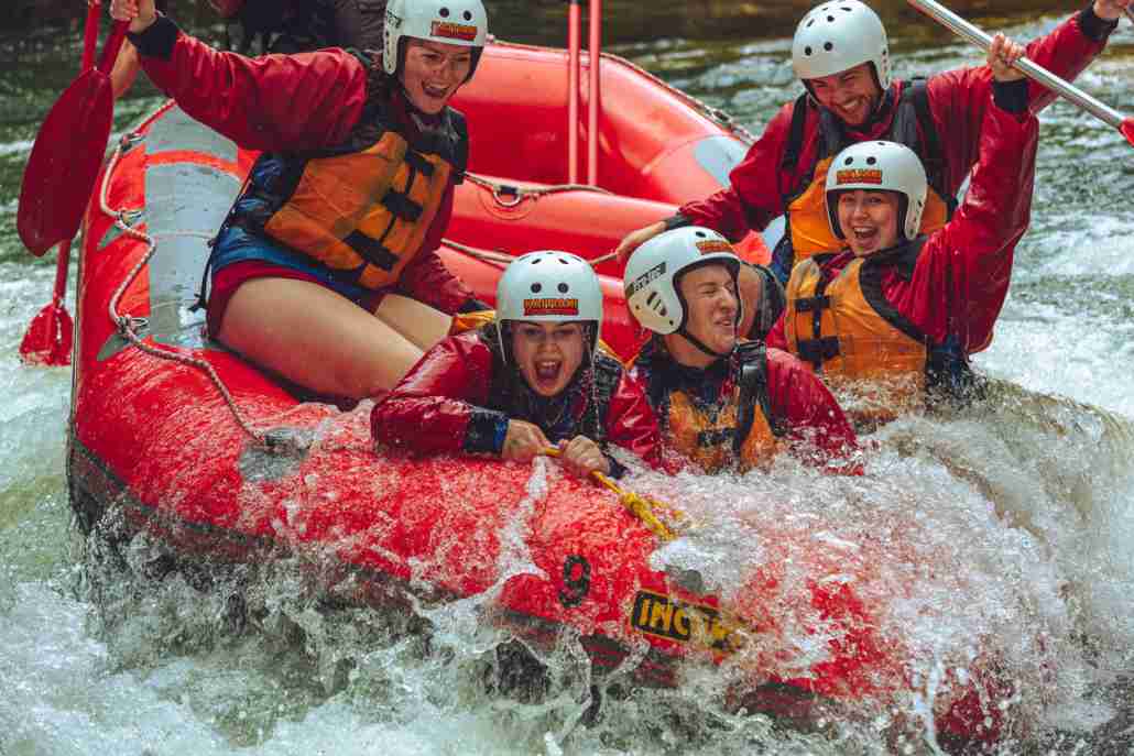 Whitewater rafting